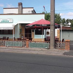 Restaurant Pension Lubusch Gahro Hotell Exterior photo